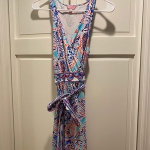 Lilly Pulitzer sleeveless wrap dress